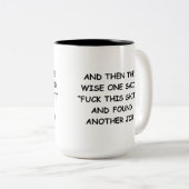 Boss Leaving Mok is een geweldig cadeau voor Cower (Voorkant rechts)