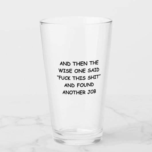 Boss Leaving Mok is een geweldig cadeau voor Cower Glas (Voorkant)