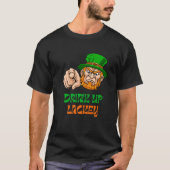 Boss Leprechaun Says Drink Up Lackey and Pointing T-shirt (Voorkant)