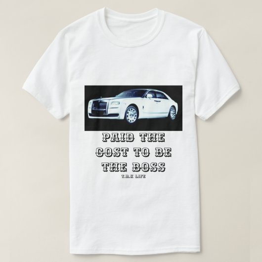 BOSS LIFESTYLE T.R.K ROLLS ROYCE TSHIRT (Design voorkant)