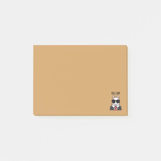 Boss Llama Post-it® Notes (Voorkant)