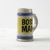 BOSS MAN BEER STEIN BIERPUL (Voorkant rechts)