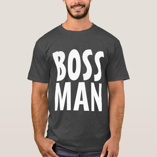 BOSS MAN Black T - SHIRTS T-Shirts (Voorkant)