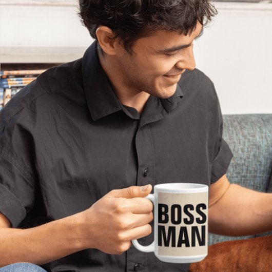 BOSS MAN COFFEE MUGS CUPS KOFFIEMOK