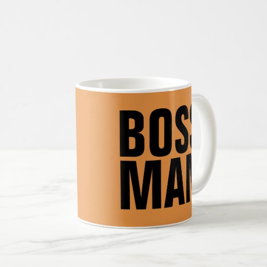 BOSS MAN COFFEE MUGS KOFFIEMOK (Voorkant rechts)
