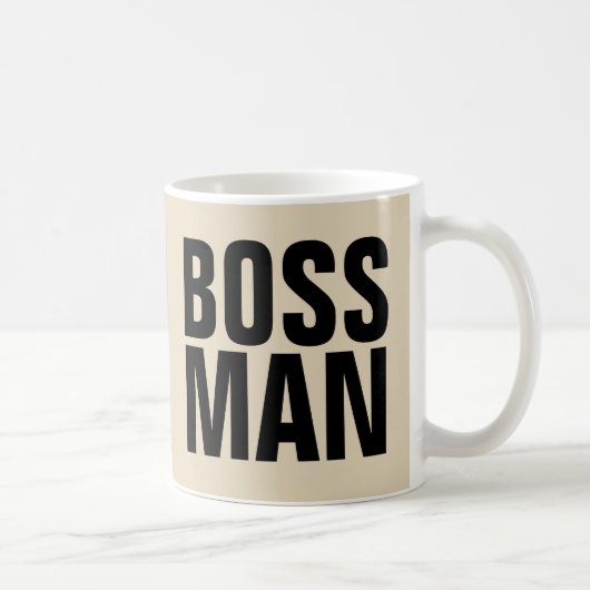 BOSS MAN COFFEE MUGS KOFFIEMOK (Rechts)