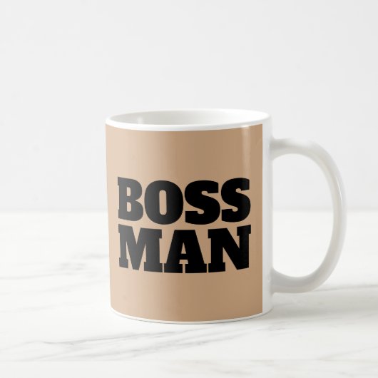 BOSS MAN COFFEE MUGS KOFFIEMOK (Rechts)