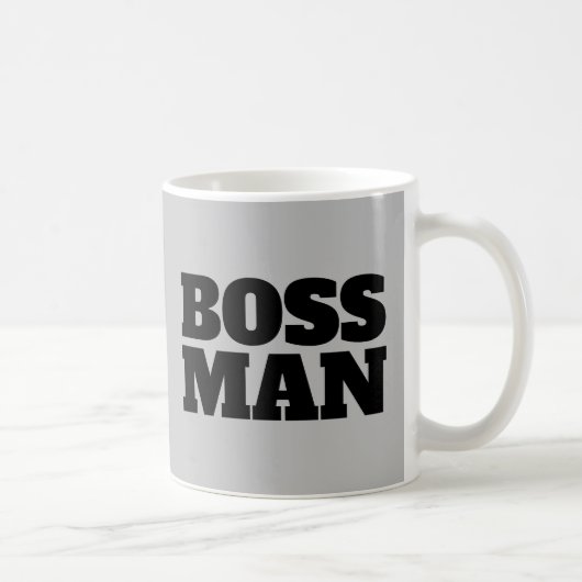 BOSS MAN COFFEE MUGS KOFFIEMOK (Rechts)