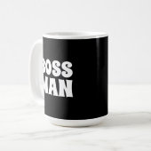 BOSS MAN DAD COFFEE MUGS KOFFIEMOK (Voorkant links)