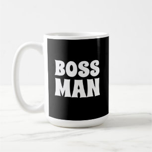 BOSS MAN DAD COFFEE MUGS KOFFIEMOK