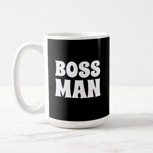 BOSS MAN DAD COFFEE MUGS KOFFIEMOK (Links)
