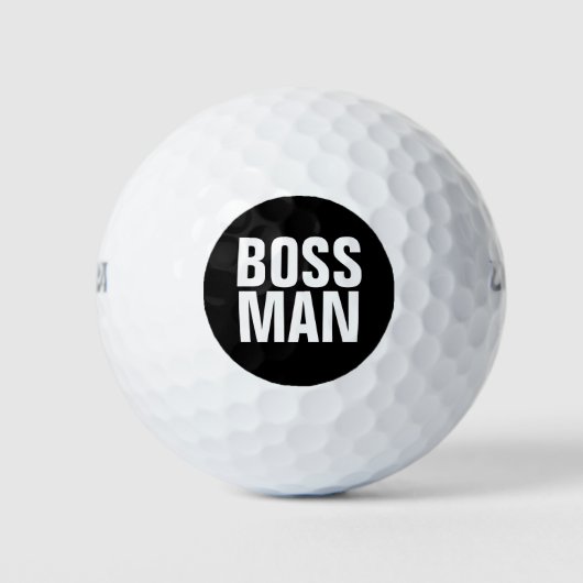 BOSS MAN DAD GOLF BALLS GOLFBALLEN (Voorkant)