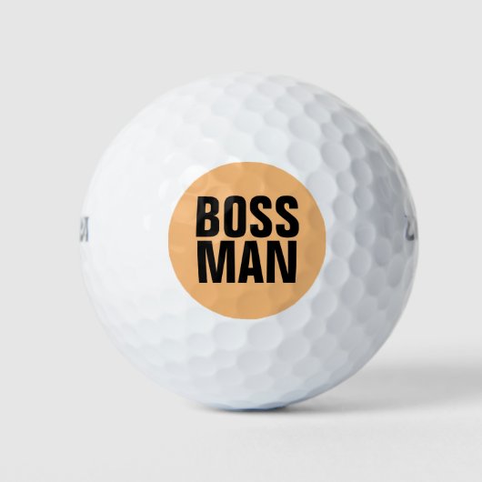 BOSS MAN GOLF BALLS GOLFBALLEN (Voorkant)