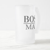 BOSS-MAN MATGLAS BIERPUL (Voorkant rechts)