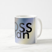 BOSS man mok zilver/stelen blauwe mengsels (Voorkant rechts)