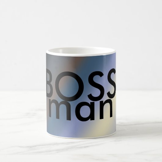 BOSS man mok zilver/stelen blauwe mengsels (Center)