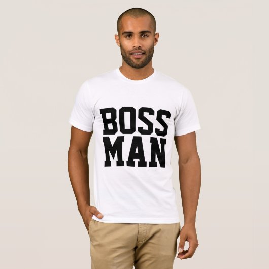 BOSS MAN T-Shirts (Voorkant volledig)
