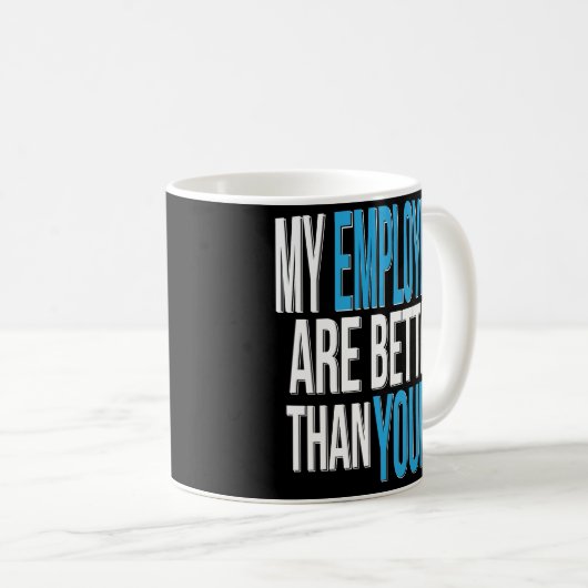 Boss Manager Supervisor Funny Coffee Mok Boss Day (Voorkant rechts)