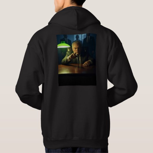 Boss mannen zwart hooded sweatshirt terug (Achterkant)