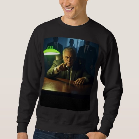 Boss mannen zwart sweatshirt (Voorkant)