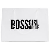Boss meisje Hustle, Boss meisjes empowerment sloga Groot Cadeauzakje (Voorkant)