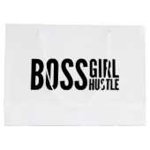 Boss meisje Hustle, Boss meisjes empowerment sloga Groot Cadeauzakje (Achterkant)
