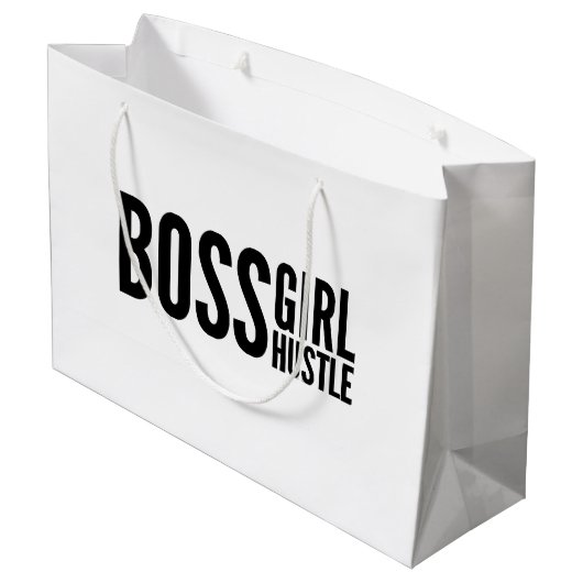 Boss meisje Hustle, Boss meisjes empowerment sloga Groot Cadeauzakje (Achterkant Gekanteld)