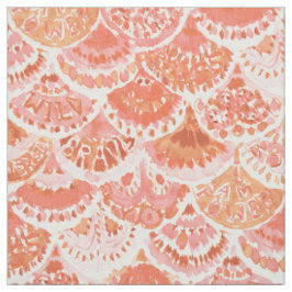 BOSS MERMAID Empowerment Coral Fish Scale Scallop Stof