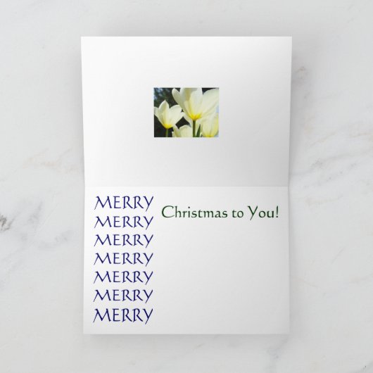 Boss MERRY MERRY MERRY kerst voor jou! Feestdagen Kaart (Binnen)