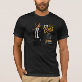 Boss Mindset Design | Motiverende leider grafisch T-shirt (Voorkant)