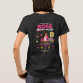 Boss Mindset Design | Motiverende leider grafisch T-shirt (Achterkant)