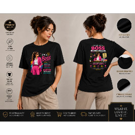 Boss Mindset Design | Motiverende leider grafisch T-shirt