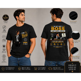 Boss Mindset Design | Motiverende leider grafisch T-shirt