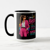 Boss Mindset Design | Motiverende Leiders Grafisch Mok (Links)