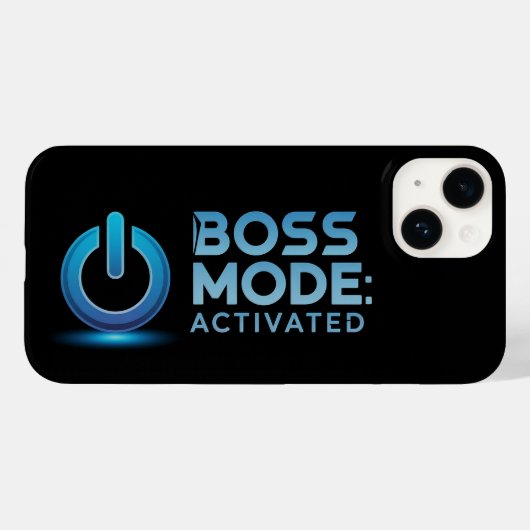 Boss Mode Activated Design: maak uw stijl krachtig Case-Mate iPhone Case (Achterkant (horizontaal))