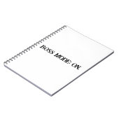 Boss Mode Motivatie Notitieboek voor vrouwen (Linkerzijde)