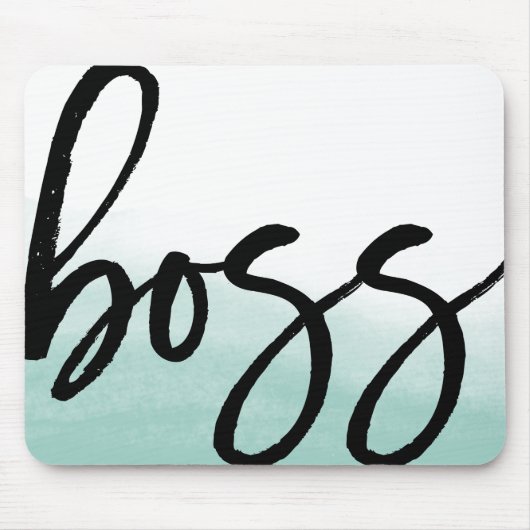 Boss Modern Typografie Muismat (Voorkant)