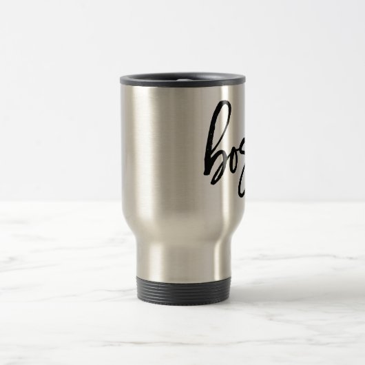 Boss Modern Typografie Reisbeker (Center)