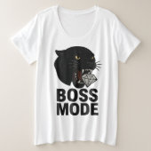 Boss-modus Grote Maat T-shirt (Design voorkant)