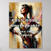 Boss-modus: niet te stoppen Poster (Voorkant)