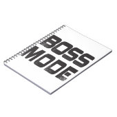 Boss-modus Notitieboek (Linkerzijde)