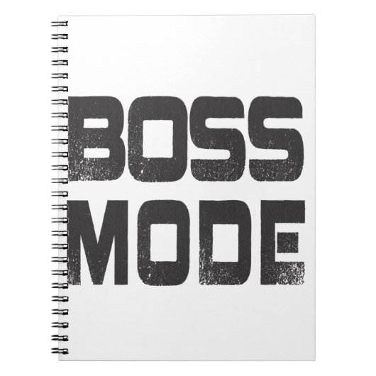 Boss-modus Notitieboek (Voorkant)
