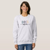 Boss Mom Sweatshirt Moederdag Tshirt (Voorkant volledig)