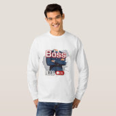 Boss Mood On T-shirt (Voorkant volledig)