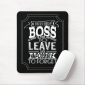 Boss Mouse Mat Een echt geweldige baas Muismat (Met muis)