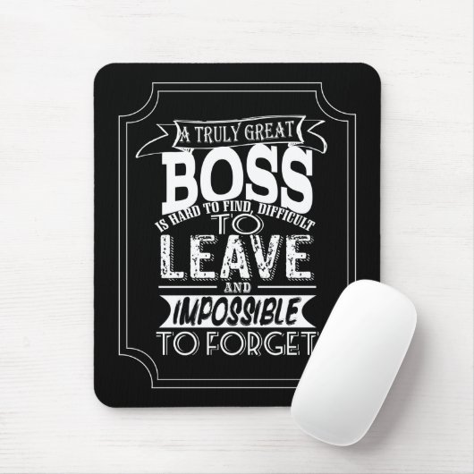 Boss Mouse Mat Een echt geweldige baas Muismat (Met muis)