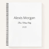 Boss Moves Dagelijkse Planner Notitieboek (Voorkant)