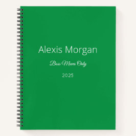 Boss Moves Dagelijkse Planner Notitieboek