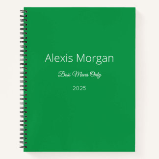 Boss Moves Dagelijkse Planner Notitieboek