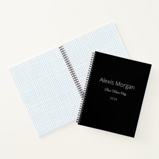 Boss Moves Dagelijkse Planner Notitieboek (Binnen)